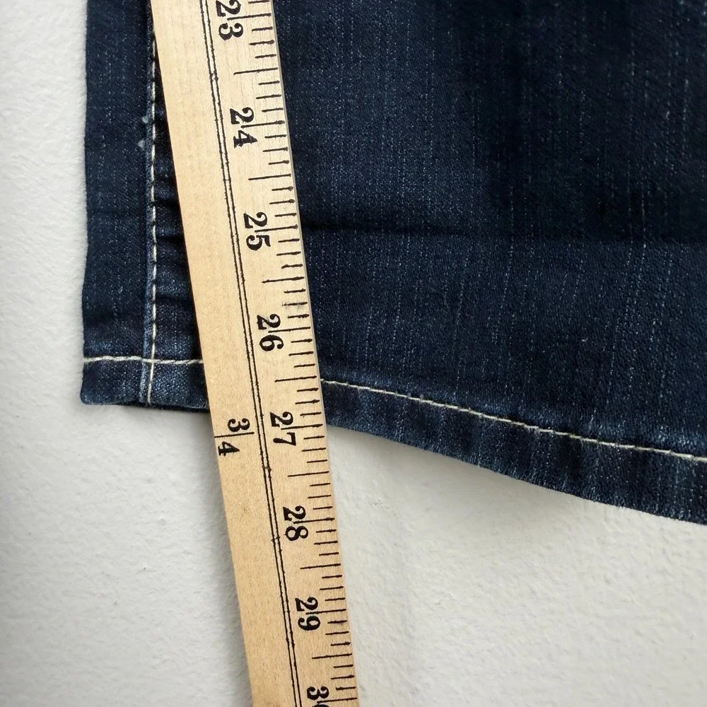 BKE Sabrina Jeans Womens 27 (31x27) Denim Straight Leg Mid Rise 5 Pocket Zip Fly